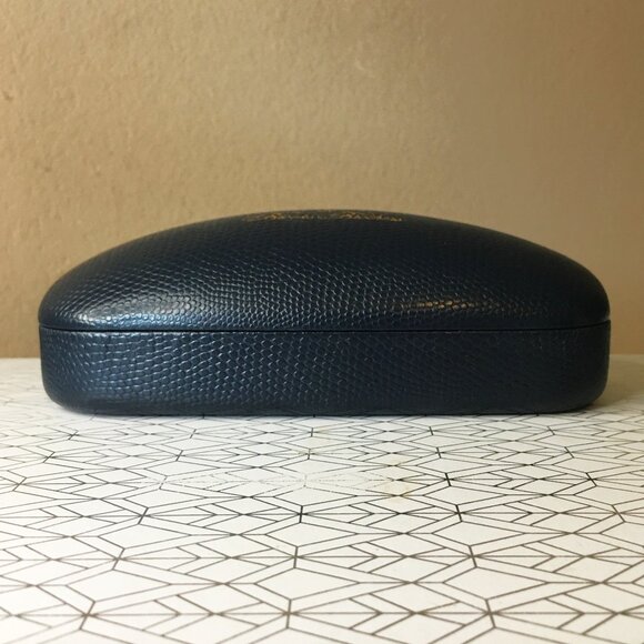 𝐁𝐑𝐎𝐎𝐊𝐒 𝐁𝐑𝐎𝐓𝐇𝐄𝐑𝐒 🐑 Navy Blue Hardshell Eyeglass Sunglass Case - Picture 6 of 7